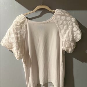 Elegant White Women's Top